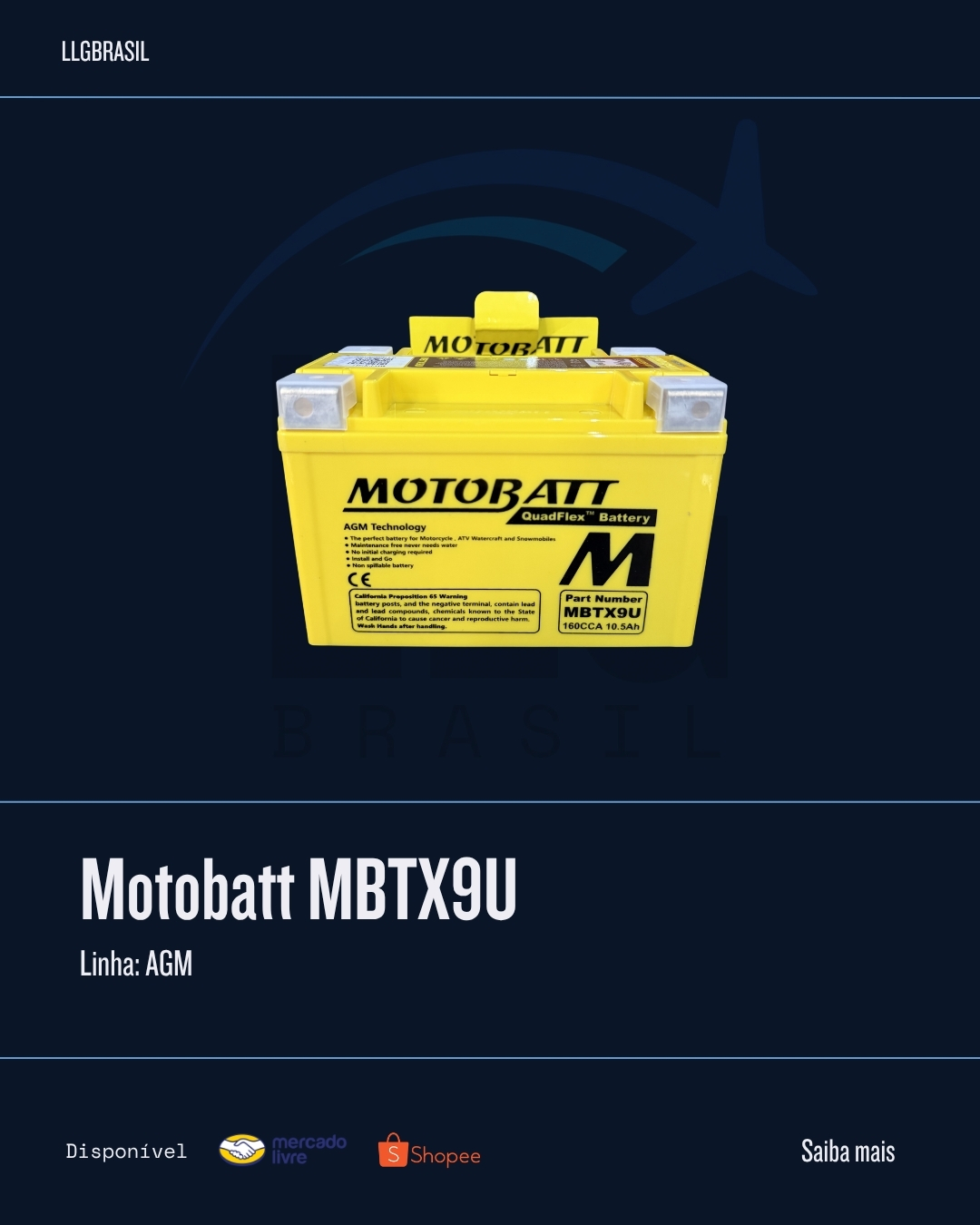Motobatt MBTX9U